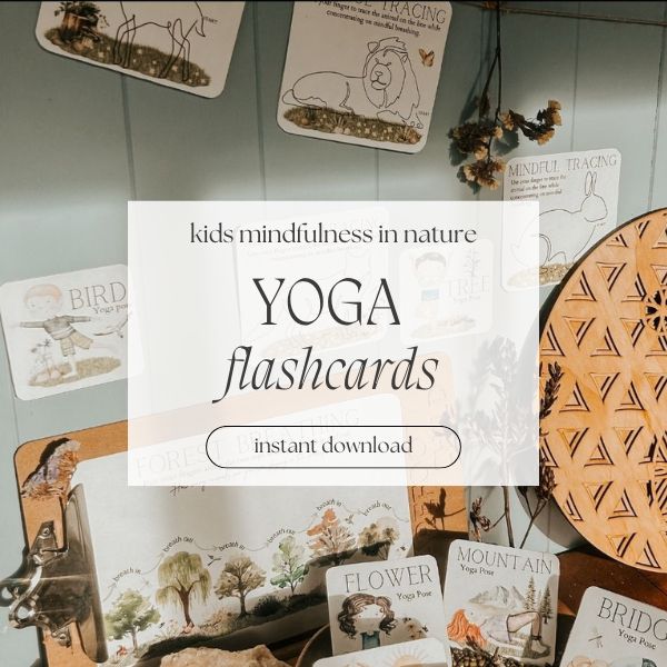 Mindful Yoga Kids Flash Cards | Montessori