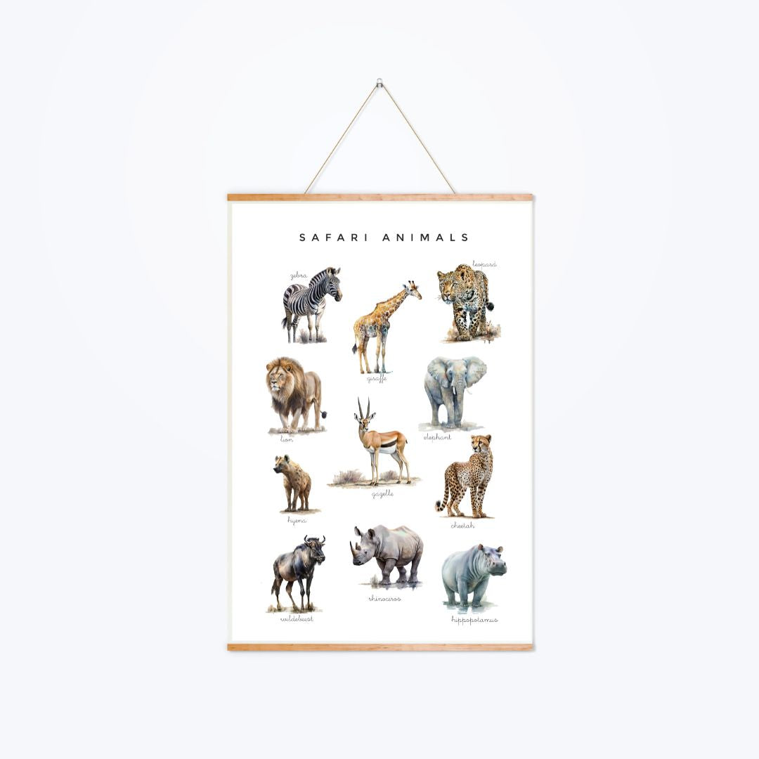 Animal Poster Set | Montessori