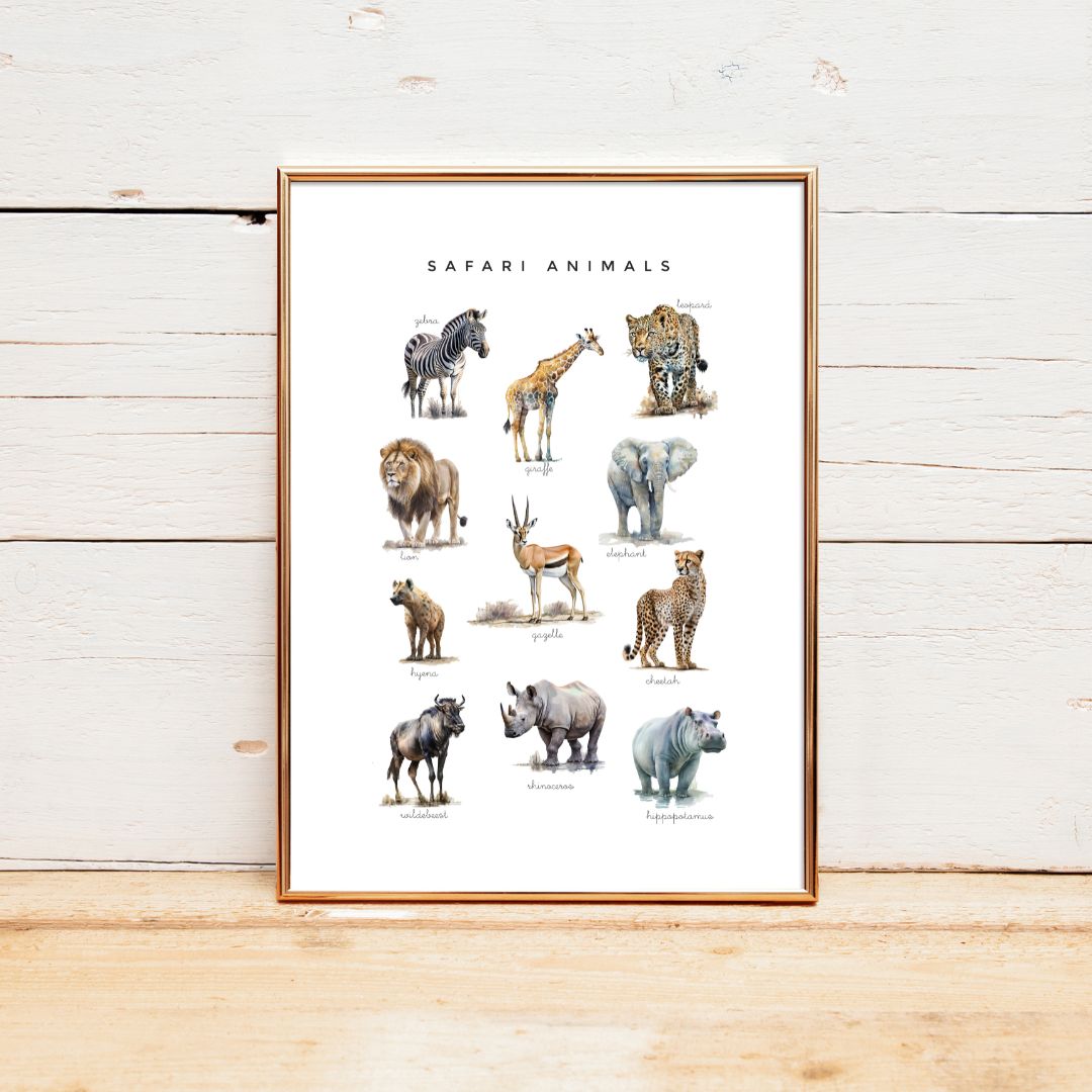 Animal Poster Set | Montessori