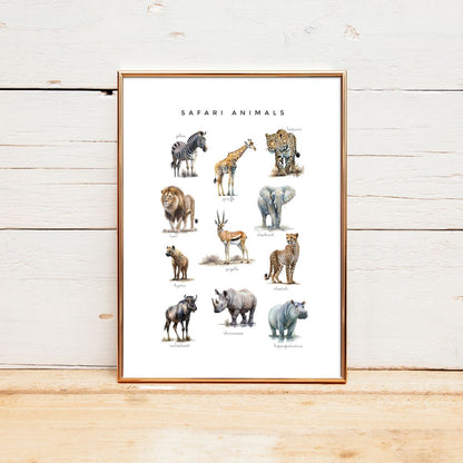 Animal Poster Set | Montessori